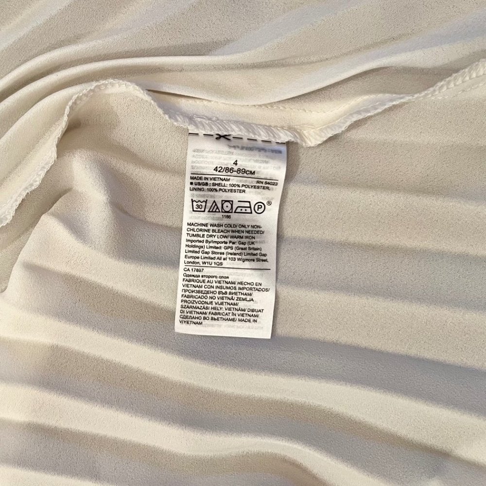 Banana Republic NWT Color-Block Pleated Midi Dress 4 - Picture 6 of 6